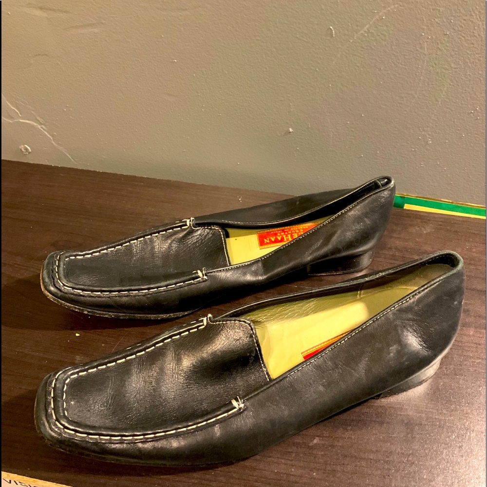 Cole Haan Black Leather Loafers